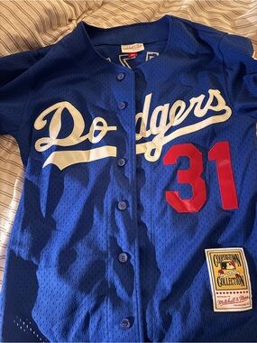 Mitchell & Ness Dodgers Piazza Jersey